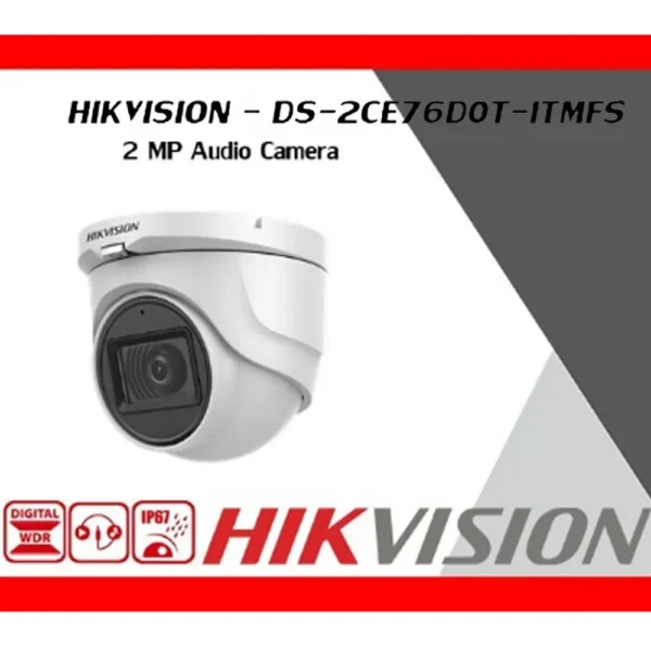 Caméra HIKVISION Turbo HD DS-2CE76D0T-ITMFS